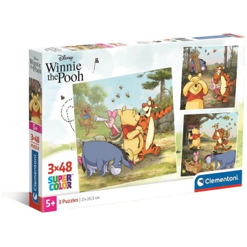 Disney Vinnijs Pūks 3x48 gab. puzle Clementoni