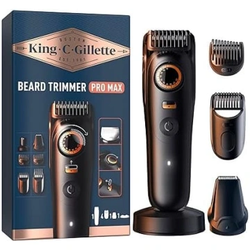 King C Gillette Pro vīriešu bārdas trimmeris, bezv