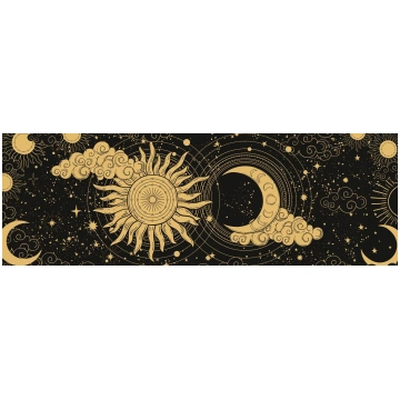 Puzzle Galaxy cosmos stars moon panorama Interdruk