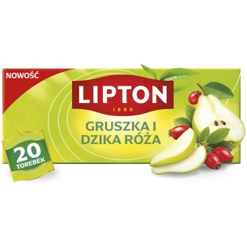 Tēja Augļu Lipton Bumbieris I Mežrozīte 20 Maisiņi