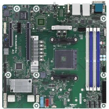 Asrock X570D4U motherboard AMD X570 Socket AM4 mic