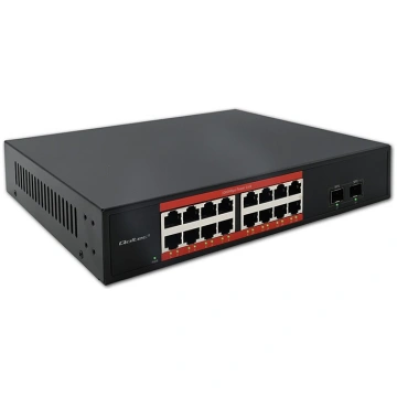 Gigabit Ethernet SWITCH PoE 16xRJ45 2xSFP
