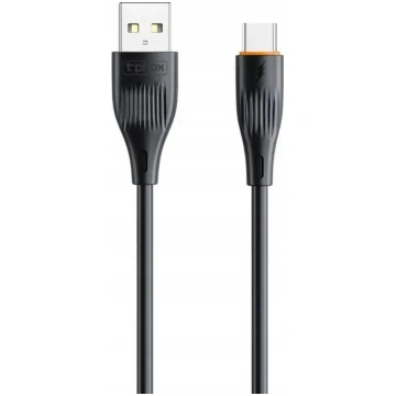 USB-C datu kabelis T-Phox TPRZ008325 — 1 m, melns,
