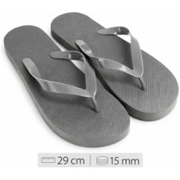 Baseina čības 29cm Flip-Flop, vīriešu, pelēkas