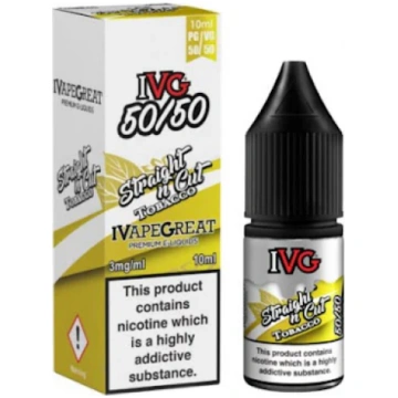 Straight n cut Tobacco IVG 10ml 50/50 e-liquid !!!