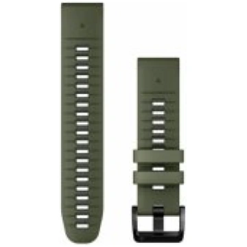 Garmin 22mm QuickFit Silicone Strap Moss/ Graphite