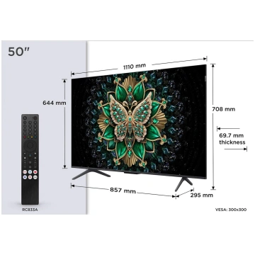 TCL C69 50C69K 50" (127 cm) QD‑Mini LED 4K Ultra H