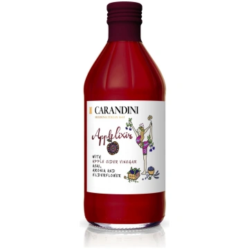 Ābolu sidra etiķis ar acai, aronijām un plūškoku