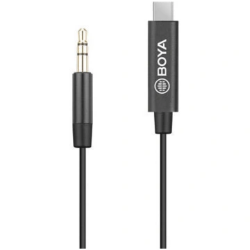 Adapteris Boya BY-K2 3.5 mm male, USB Type-C, 0.2 