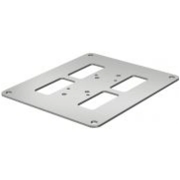grīda plate 200x170x3mm, St, FSK, balta alumīnija,