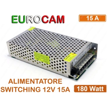 ALIMENTATORE METALLICO STABILIZZATO SWITCHING CON