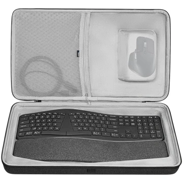 Geekria cieta korpusa tastatūras ceļojumu futrālis