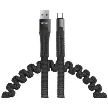 USB to micro USB spring cable 1.2m AMiO UC-12 (025