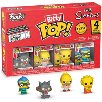 Funko Bitty Pop! 4-Pack: The Simpsons - Scratchy, 
