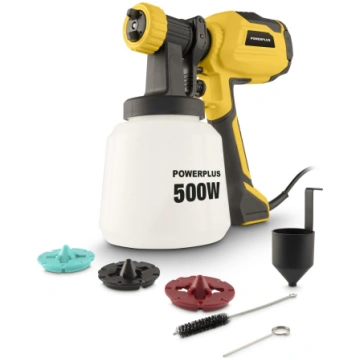 POWERPLUS Krāsu smidzināšanas pistole 500W, 3 smid