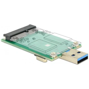 Adapteris Delock USB 3.0 To mSATA