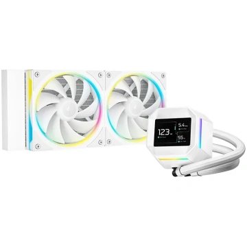 Deepcool Liquid CPU Cooler LM240 WH White Intel, A