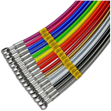 Carbon Transparent HEL Performance Braided Brake L