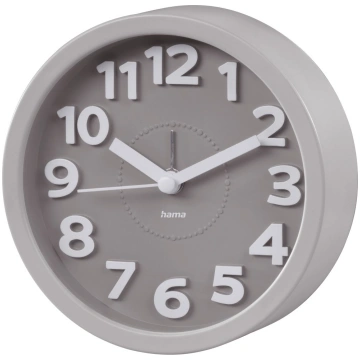 Hama 00186324 Retro Alarm Clock in Grey