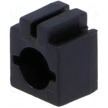 LED housing | 3mm | polyamide | angular | 3 PIN | 