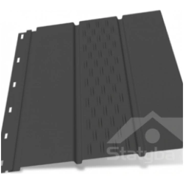 Tērauda sofits Matt ( ar perforāciju) RAL7016 2000