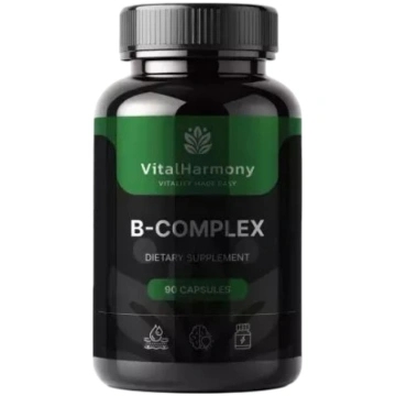Vitalharmony B Complex B vitamīnu komplekss 90 kap