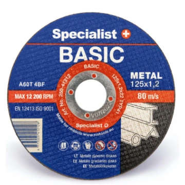 Metāla griešanas disks Specialist BASIC 125x1,2x22