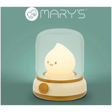 MARY'S LED NAKTS LAMPA DZELTENĀ LIESMA Metrol