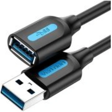 CABLE USB3.0 MALE TO FEMALE/2M BLACK CBHBH VENTION