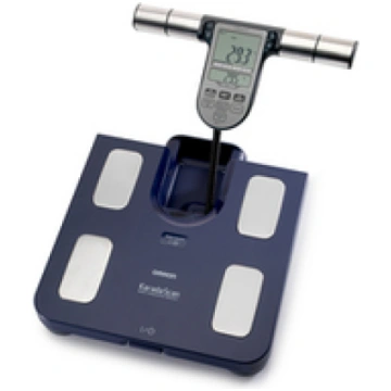 Omron BF511 Square Blue Electronic personal scale 