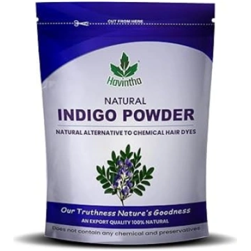 Havintha indigo pulveris matu un bārdas krāsošanai