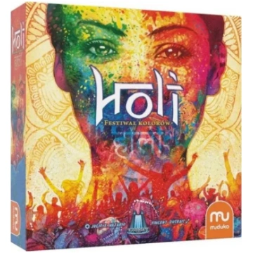 Muduko Holi Festiwal kolorów — krāsu pūderis pasāk