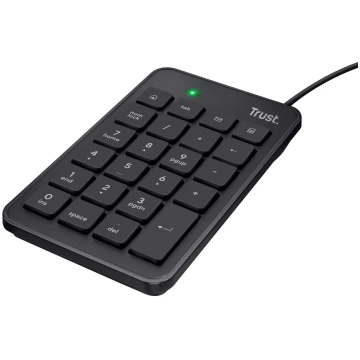 Trust 22221 numeric keypad Laptop/PC USB Black