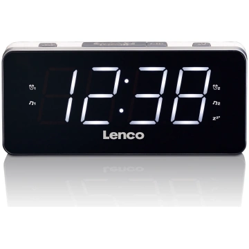 LENCO CR-18 Radio Clock CR-18WH
