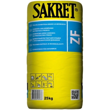Sausais mūrēšanas maisījums Sakret ZF, remonta, 25