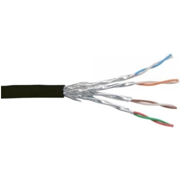 InLine Patchcord sieciowy S/FTP, PiMF, Cat.6, czar