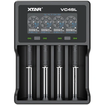 XTAR VC4SL battery charger to Li-ion / Ni-MH / Ni-
