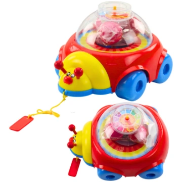 Rotaļlietas zīdaiņiem - Ladybug Ride-on Pull Toy W