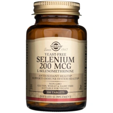 Solgar Selenium bez rauga 200 mcg - 100 tabletes