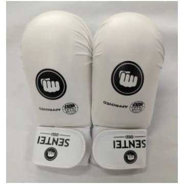 Sentei Karate cimdi Sparring Gloves WUKF balti