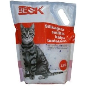 BESK Smiltis kaķiem silikona 3.8l