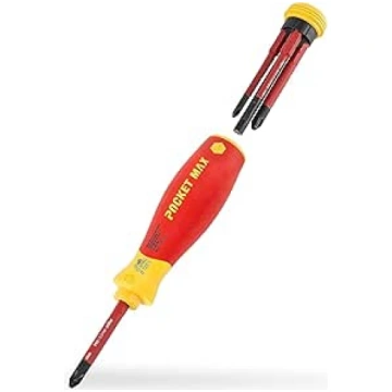 Wiha PocketMax elektrisko skrūvgriežu komplekts 4 