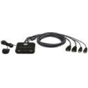 Aten , 2-Port USB FHD HDMI Cable KVM Switch , CS22