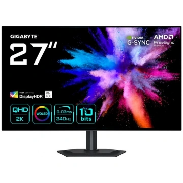 GIGABYTE GO27Q24G 27” OLED 2K QHD Gaming Monitor -