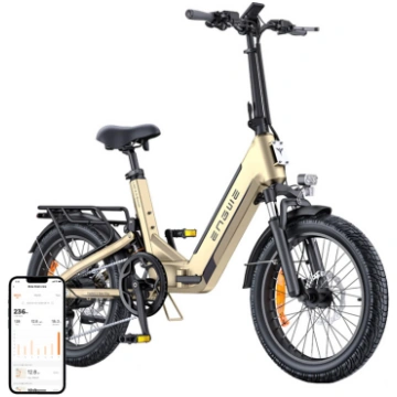 ENGWE L20 3.0 BOOST 250W 16" Electric Bike (Gold) 