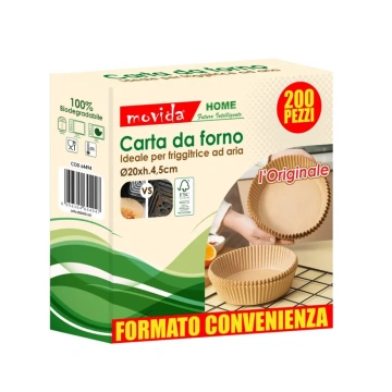 200 Fogli Carta da Forno per Friggitrice ad Aria i
