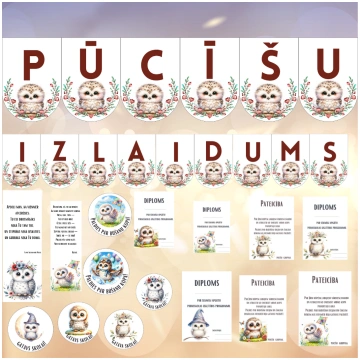 Pūcīšu izlaiduma komplekts. - Mācību materiāli Pir