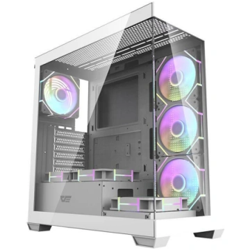 Computer case Darkflash DS900 (white) + 7 ARGB Fan