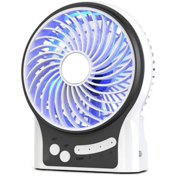 Ventilatori, ar baterijām darbināms neliels galda 