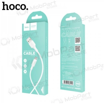 USB kabelis HOCO X25 - Type-C 1.0m (balts)